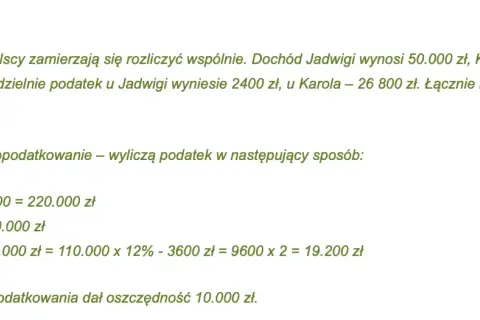 Jak lepiej rozliczać PIT razem czy osobno, by zaoszczędzić na podatkach?